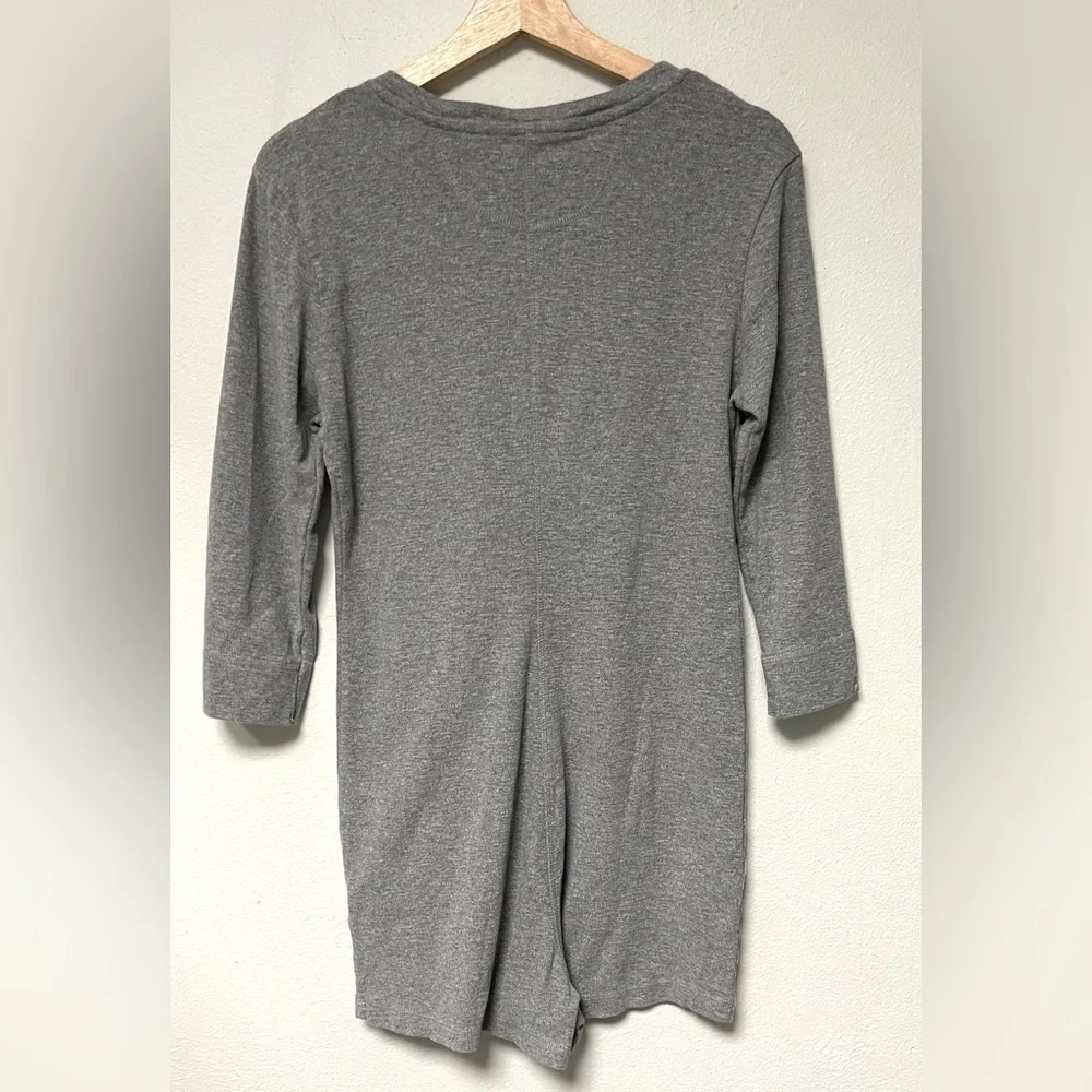 UGG  Heidi Lounge Romper
In Grey Heather 100% Cotton Loungewear 
Size Large - Picture 3 of 7